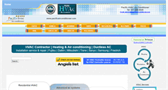 Desktop Screenshot of pacificairconditioner.com